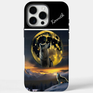 Funda iPhone 16 Pro Max Los ecos de llanto de lobo en la luna