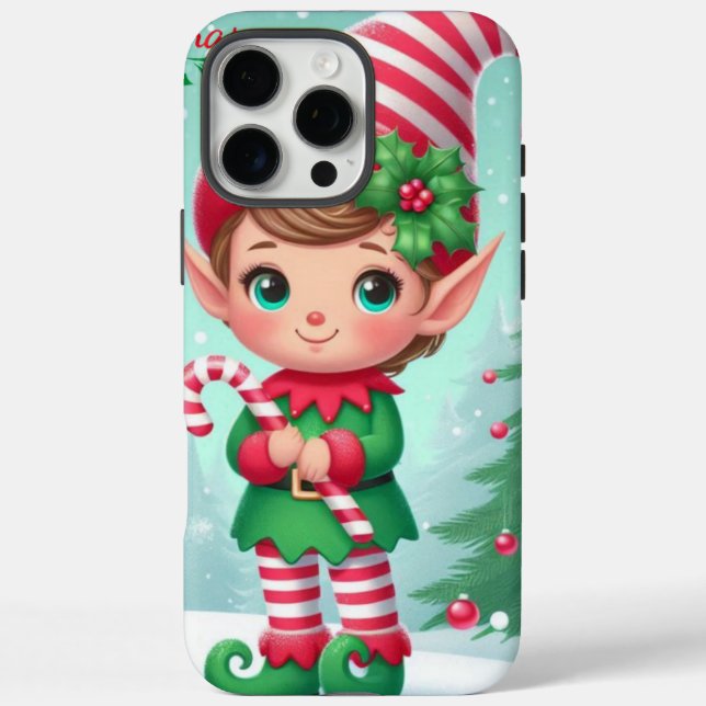 Funda iPhone 16 Pro Max Los elfos de los Navidades (Reverso)