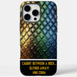 Funda iPhone 16 Pro Max Los intrincados patrones de un piel de serpiente e