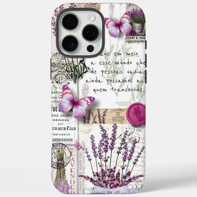 Funda iPhone 16 Pro Max Los sueños parisinos de Lavande et Papillon (Reverso)