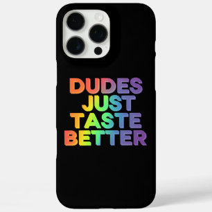 Funda iPhone 16 Pro Max Los Tipos Saben Mejor Arcoíris Orgullo Gay LGBTQ