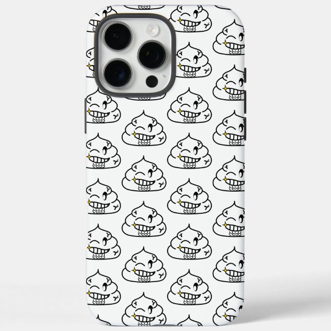 Funda iPhone 16 Pro Max Macho poop - Brootsch the PooPoo (Reverso)