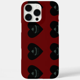 Funda iPhone 16 Pro Max magdalena sangre rojo negro