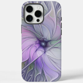 Funda iPhone 16 Pro Max Magnífica Belleza Moderna Resumen Flor de Arte Fra