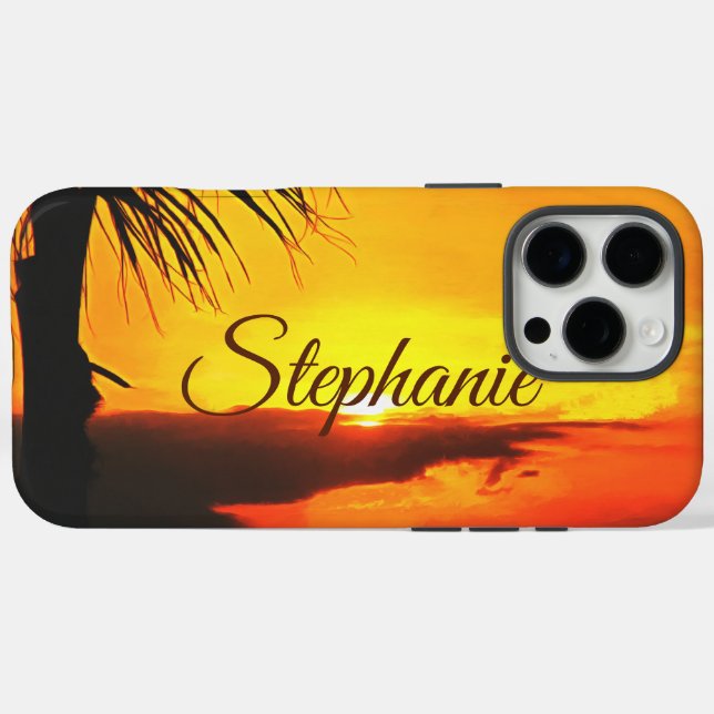 Funda iPhone 16 Pro Max Malecon Sunset 2441 (Reverso (Horizontal))