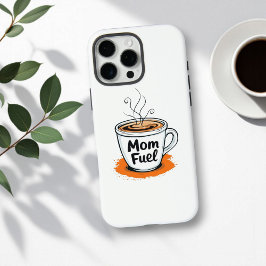 Funda iPhone 16 Pro Max Mamá Fuel | El regalo de mamá del café divertidísi