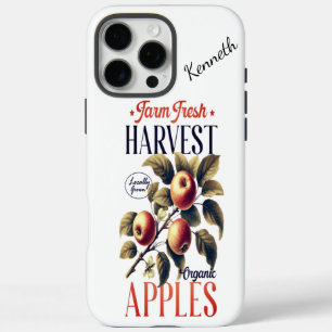 Funda iPhone 16 Pro Max Manzanas orgánicas cosechadas con cuidado. IA gene