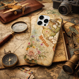 Funda iPhone 16 Pro Max Mapa Antiguo Personalizado
