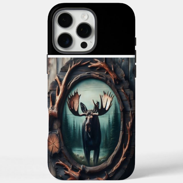 Funda iPhone 16 Pro Max Marco Antler de Bull Moose (Reverso)
