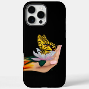 Funda iPhone 16 Pro Max Mariposa en Lotus Bloom