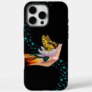 Funda iPhone 16 Pro Max Mariposa en Lotus Bloom