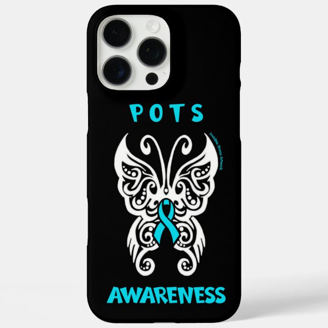 Funda iPhone 16 Pro Max Mariposa/Tribal...POTS (Reverso )