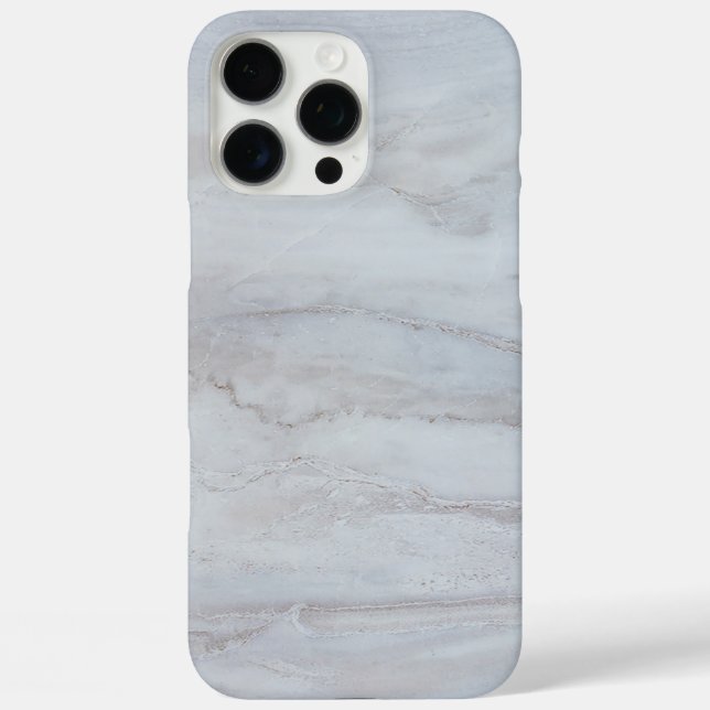 Funda iPhone 16 Pro Max Mármol blanco (Reverso )