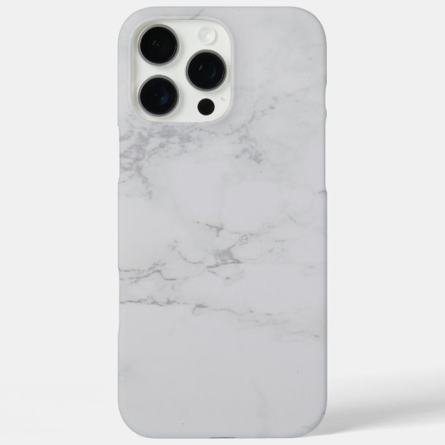 Funda iPhone 16 Pro Max Mármol blanco (Reverso )