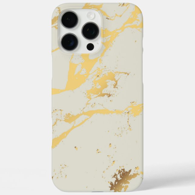 Funda iPhone 16 Pro Max Mármol blanco (Reverso )