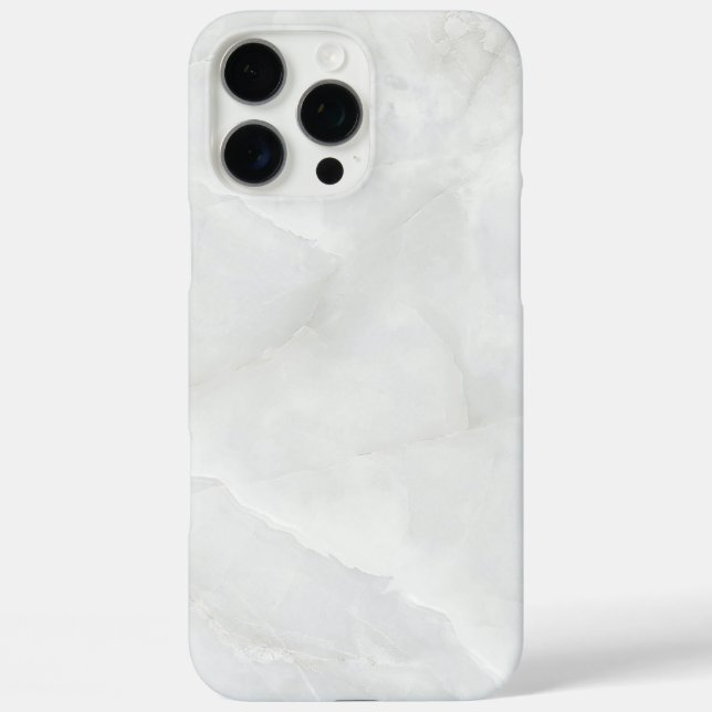 Funda iPhone 16 Pro Max Mármol blanco (Reverso )