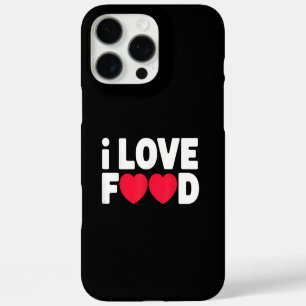 Funda iPhone 16 Pro Max Me encanta la comida Regalo gracioso para hombres