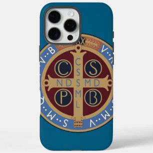 Funda iPhone 16 Pro Max Medalla de San Benedicto