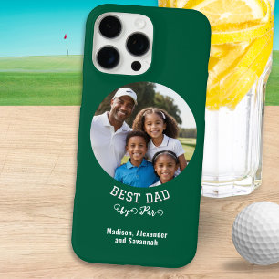 Funda iPhone 16 Pro Max Mejor Papá Por Par Golf Foto Día del Padre