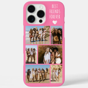 Funda iPhone 16 Pro Max Mejores Amigas Para Siempre 6 Foto Rosa