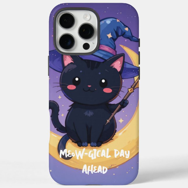 Funda iPhone 16 Pro Max Meow-gical Day Ahead – Kawaii Phone Case  (Reverso)