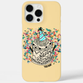Funda iPhone 16 Pro Max Mikitiez Birthdaymemes fiesta cheerycreamy rociar