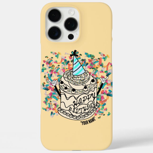 Funda iPhone 16 Pro Max Mikitiez Birthdaymemes fiesta cheerycreamy rociar (Reverso )
