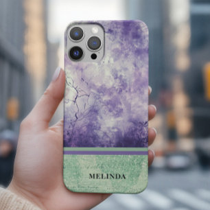Funda iPhone 16 Pro Max Místico verde púrpura moderno