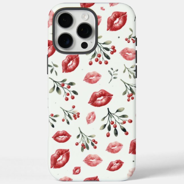 Funda iPhone 16 Pro Max Mistletoe Kisses (Reverso)