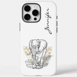 Funda iPhone 16 Pro Max Moda Elefante moderno iPhone