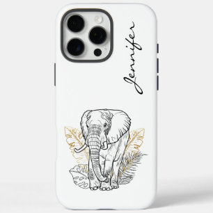 Funda iPhone 16 Pro Max Moda Elefante moderno iPhone