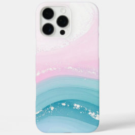 Funda iPhone 16 Pro Max Modern Stone Dusty Blue Marble