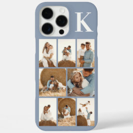 Funda iPhone 16 Pro Max Moderno 8 Azul Polvoriento Azul Claro