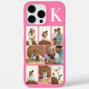 Funda iPhone 16 Pro Max Moderno 8 Foto Rosa