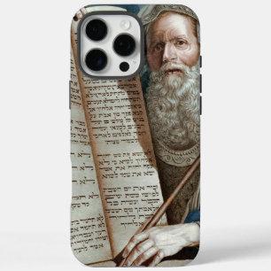 Funda iPhone 16 Pro Max Moisés y los diez mandamientos