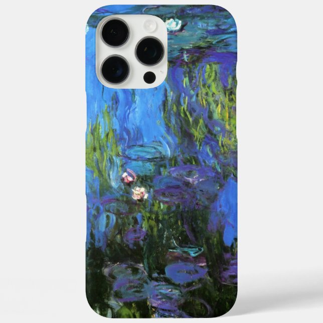 Funda iPhone 16 Pro Max Monet - Water-Lilies 1914-1917, pintura artística  (Reverso )
