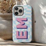 Funda iPhone 16 Pro Max Monograma estético de moda<br><div class="desc">Presentamos el Funda para iPhone 16 Pro Max con un diseño elegante y estético de tablero de ajedrez que eleva el aspecto de tu teléfono. Este funda premium está personalizado con dos iniciales de moda, perfectas para mostrar tu nombre y apellido en un diseño moderno y elegante. El patrón de...</div>