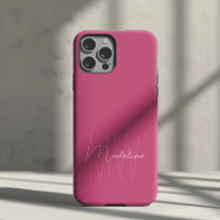 Monograma Minimalista moderno rosa