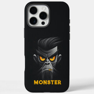 Funda iPhone 16 Pro Max Monstruo negro furioso