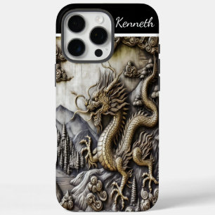 Funda iPhone 16 Pro Max Montaña Dragón Ascendiendo