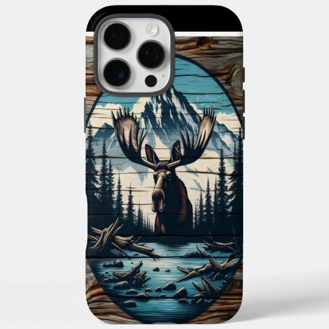 Funda iPhone 16 Pro Max Montaña Moose (Reverso)