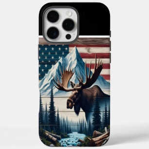Funda iPhone 16 Pro Max Moose de toro y montaña