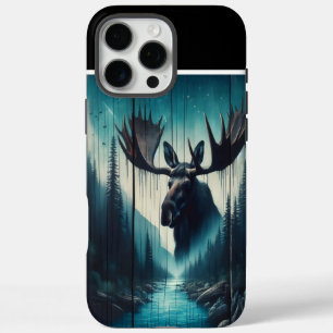 Funda iPhone 16 Pro Max Moose En La Noche