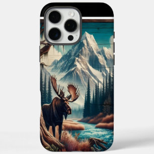 Funda iPhone 16 Pro Max Moose Y Montañas