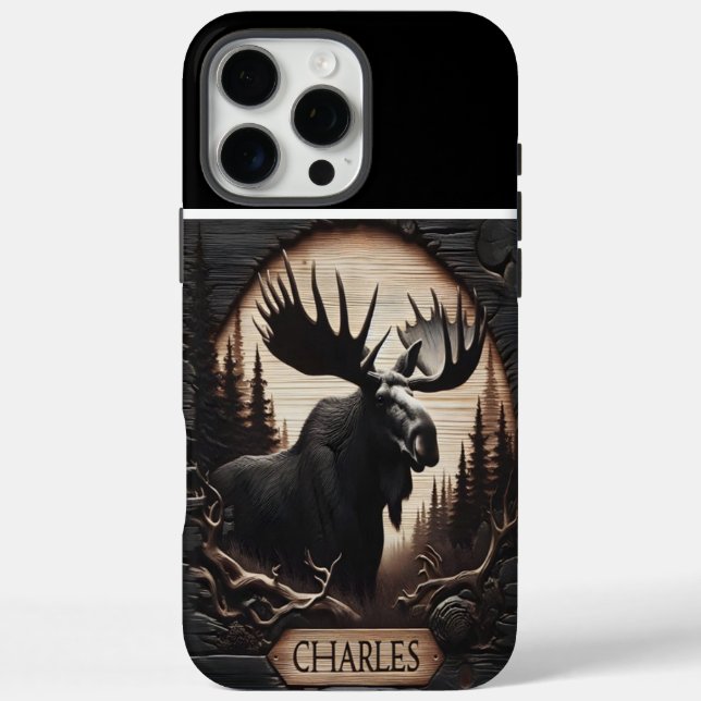 Funda iPhone 16 Pro Max Moosewood de Charles (Reverso)