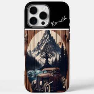 Funda iPhone 16 Pro Max Mountain Road Hot Rod