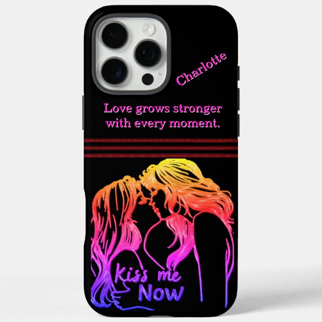 Funda iPhone 16 Pro Max Mujeres compartiendo amor (Reverso)
