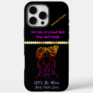 Funda iPhone 16 Pro Max Mujeres creativas que se unen en lencería jugueton