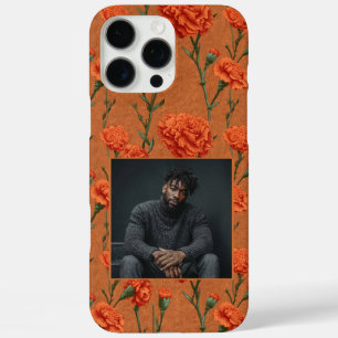 Funda iPhone 16 Pro Max Mujeres Hermosas Regalo Flor de Clavel Foto 