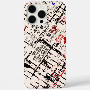 Funda iPhone 16 Pro Max Muro de tablón de anuncios pelado por pelos en el